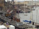 Une petite partie de Brest 2004 : le mouillage des répliques de bateaux (...)